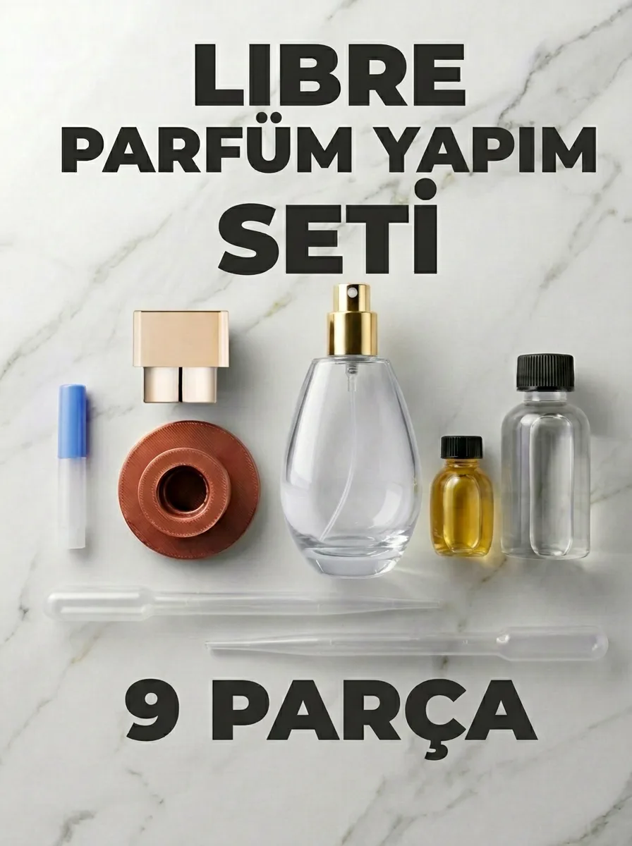 Libre Esanslı Parfüm Yapım Seti 50 ML – Lavanta, Portakal Çiçeği, Misk ve Vanilya Notalı 3